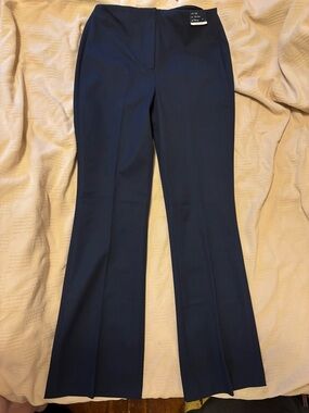 NWT Abercrombie & Fitch Curve Love Forme Bootcut Pants Navy, 30L (size 10 long)